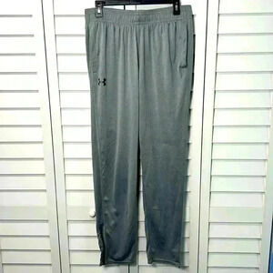 Under Armour Stretch Woven Tapered Pants Size Large Pitch Gray